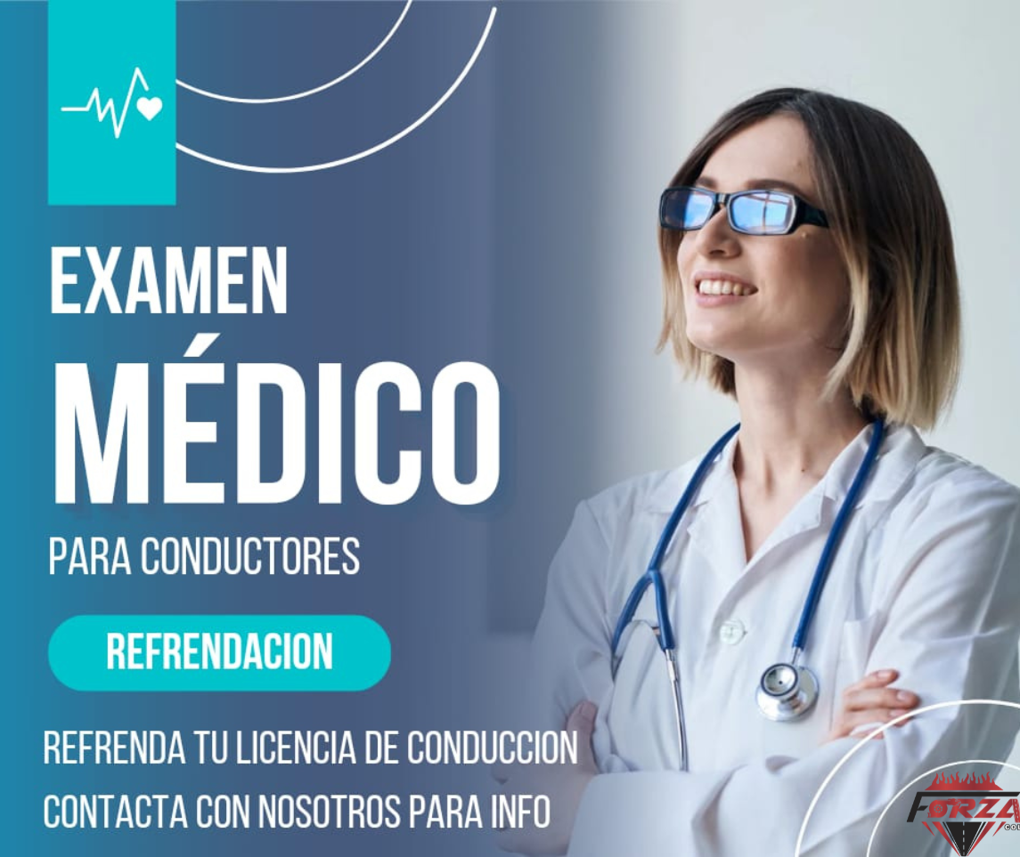 examenes medicos para licencias